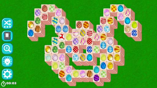 Easter Eggs Mahjong - Free Tower Mahjongg Game screenshot 1