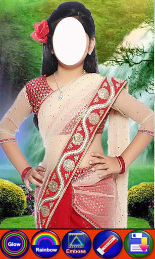 Kids saree photo suit screenshot 5