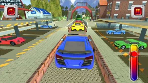 Crazy Train Car Cargo Duty Driver 3D Sim Game screenshot 2