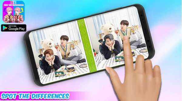 BTS Find the Differences Game screenshot 1