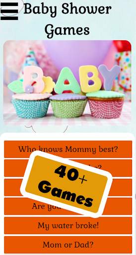 Baby Shower Games Lite screenshot 1