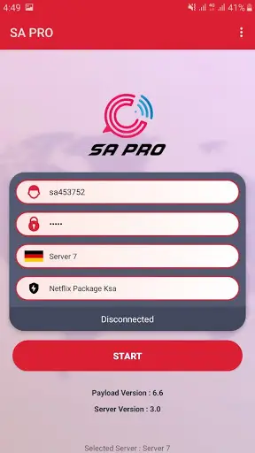 SA PRO VPN screenshot 2