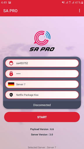 SA PRO VPN screenshot 2