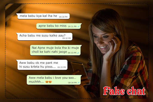 Fake Chat With Girlfriend : Fake Conversations 2 تصوير الشاشة