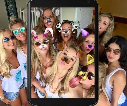 Snap Face Filter Live Cam Dog 2 تصوير الشاشة