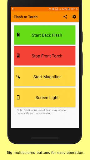 Magnifying glass with light - Flash to Torch screenshot 1