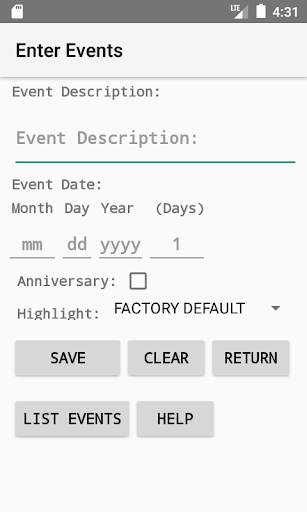 Wallet Calendar screenshot 5