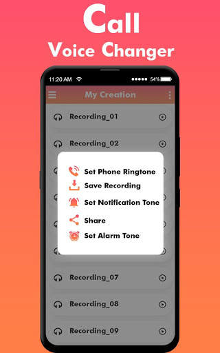 Call Voice Changer  - Magic Voice Changer screenshot 5