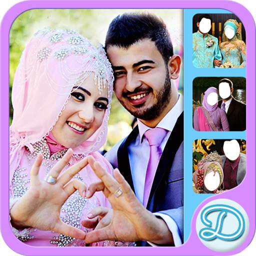 Hijab Wedding Couple 1.8