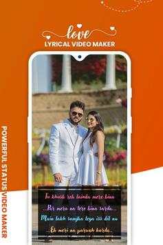 Love Lyrical Video Status Maker screenshot 4