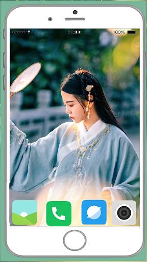 Chinese Girl Full HD Wallpaper screenshot 3