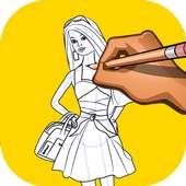 How to Draw Barbi on 9Apps
