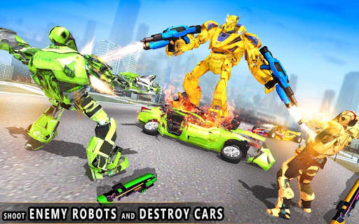 Formula Car Robot Game: Stunt Car Racing Simulator screenshot 4