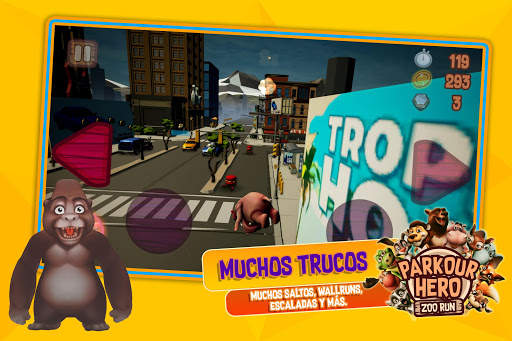 Parkour Hero - Animal Runner 3D Stunts Simulator screenshot 8