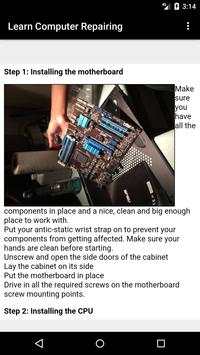 Learn Computer Repairing screenshot 2