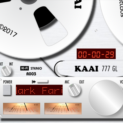 KAAI 777 GL folder player vintage VU-meter reel icon