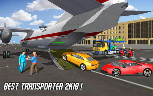 Cargo Airplane: Car Transporter Truck Driving Game screenshot 21