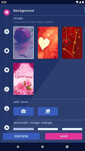 Love Hearts Live Wallpaper screenshot 1