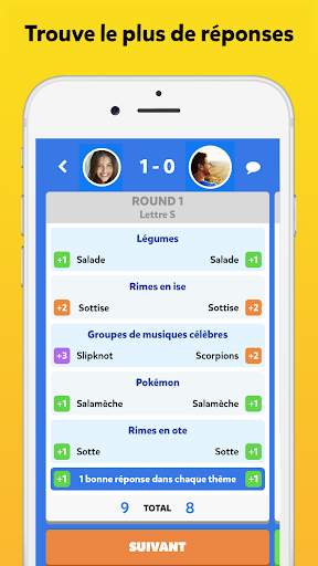 Fight List 2 - Petit Bac screenshot 2