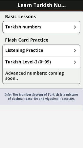 Turkish Numbers & Counting screenshot 2