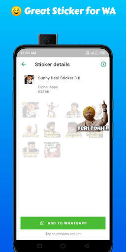 Sunny Deol Sticker for WA screenshot 4