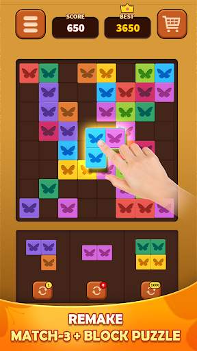 Triple Butterfly: Block Puzzle screenshot 1