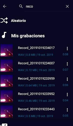 Highsound: Grabadora de Audio 7 تصوير الشاشة