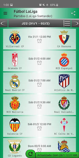 Futbol LaLiga screenshot 2