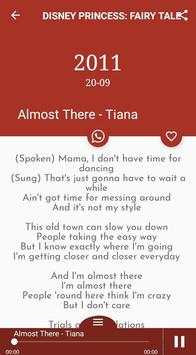 All DISNEY Songs Lyrics screenshot 7