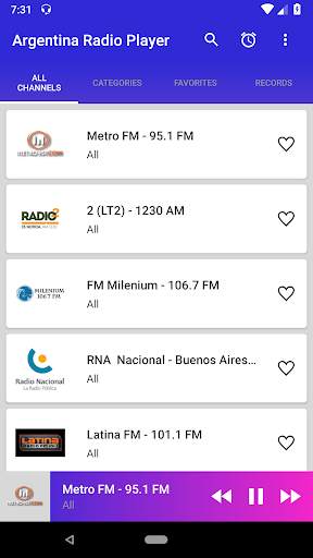 Argentina Radio Player screenshot 1