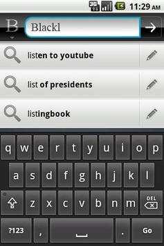 Black Google Search screenshot 3