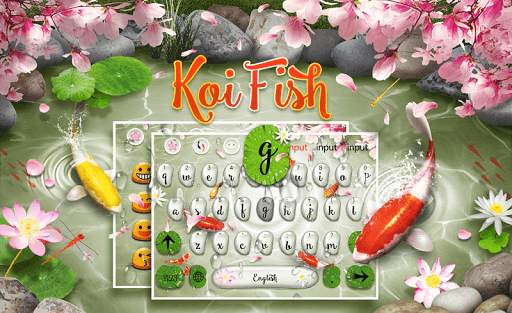 Koi Fish Keyboard Theme screenshot 1