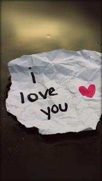 I Love You Live Wallpaper screenshot 1