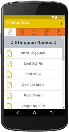 Ethiopian Radio, Music & News screenshot 1