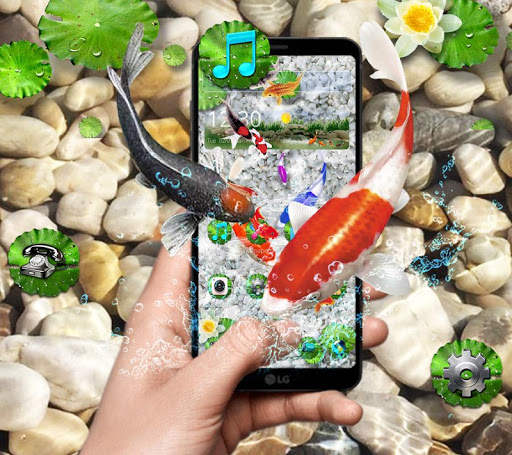 Natural Koi Fish Theme screenshot 3