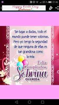 Feliz Cumpleaños Sobrina 7 تصوير الشاشة