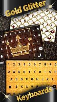 Gold Glitter Keyboard screenshot 2