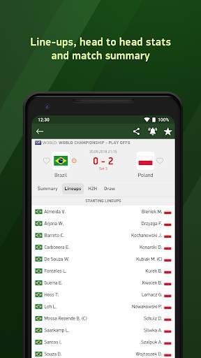 Volleyball 24 - live scores screenshot 3