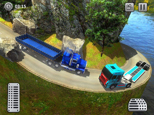 Bergauf Gold Transporter LKW fahren screenshot 12