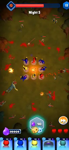 Stickman Defense : Random Tower Defense скриншот 2