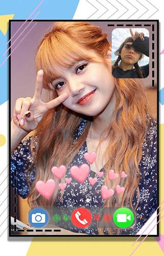 Lisa Video Call Blackpink- Video Call Simulation screenshot 5