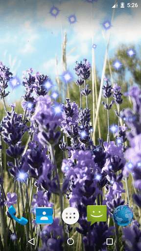 Lavender Live Wallpaper screenshot 2