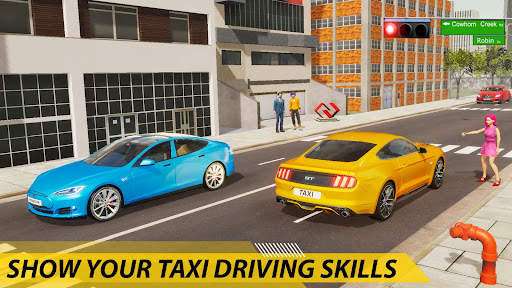 Taxi Simulator : Taxi Games 3D скриншот 6