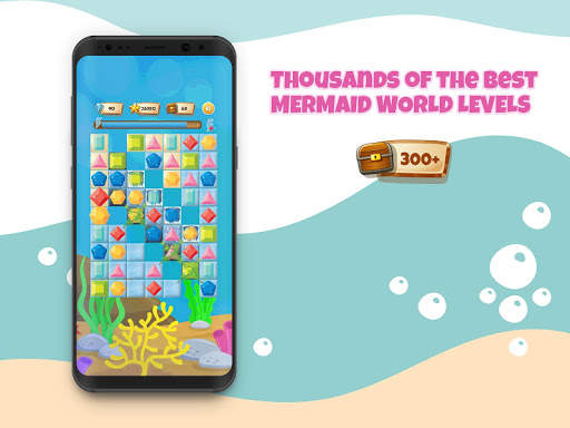 Mermaid World match-3 screenshot 4