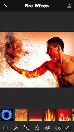 Fire Photo Effects screenshot 1