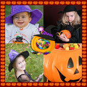 ikon Kolase foto halloween