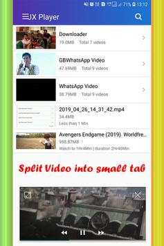 JX Video Player 2019 - Media Player screenshot 3