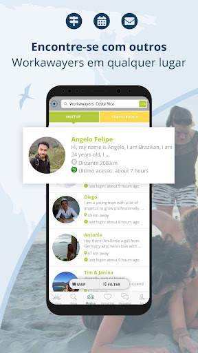 O app Workaway para viajantes screenshot 4