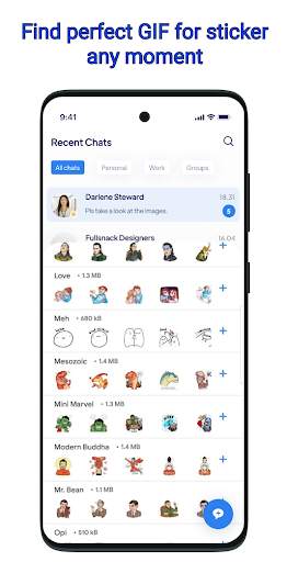 Blue SMS - Messenger screenshot 5