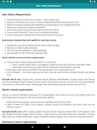 User guide for Uber driver app screenshot 10